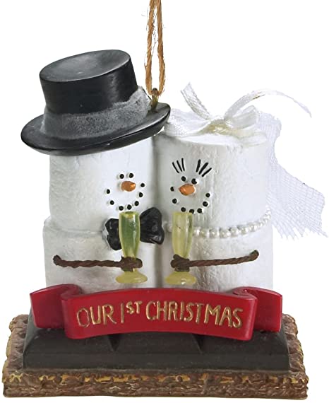 Midwest-CBK S'Mores 'Our 1st Christmas' Resin Christmas Ornament