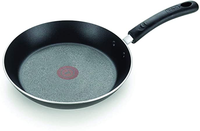 T-fal Nonstick Fry Pan, Professional 12-Inch Nonstick Pan, Thermo-Spot Heat Indicator, Black, Model E93808