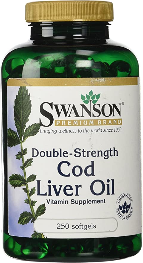 Double-Strength Cod Liver Oil 250 Sgels