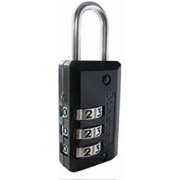 Master Lock 646D Luggage Lock, Set Your Own Combination, Black Finish, 1-Pack