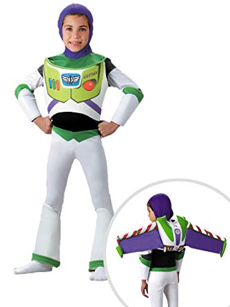 Toy Story Buzz Lightyear Costume Kit Kids Toddler 3T-4T With Accessory Pack