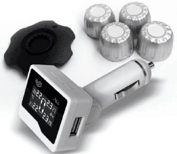 VICTONY Tire Pressure Monitoring Intelligent System with Alarm Function 4 External Sensors