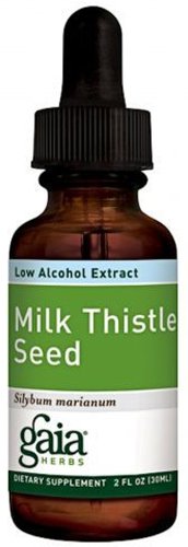 Gaia Herbs - Milk Thistle Seed Low Alcohol - 2 oz