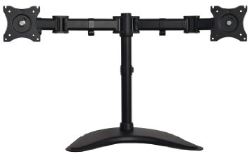 VIVO Dual Monitor Mount Fully Adjustable Desk Free-Stand for 2 LCD Screens Up To 27 STAND-V002P