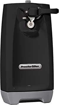 Proctor Silex SureCut Electric Can Opener (75671), Extra Tall, Black