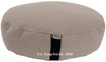 Zafu Meditation Cushion - Yoga - Multiple Colors, Sizes and Fabrics - Organic Buckwheat Fill - Made in USA