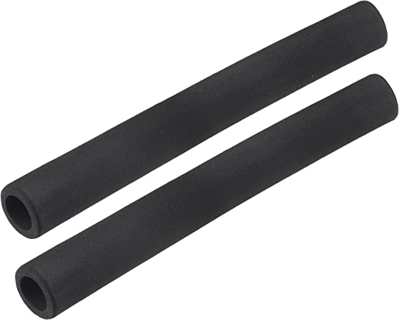 uxcell Foam Tubing for Handle Grip Support, Pipe Insulation, 1-inch(25mm) ID 35mm OD 495mm Length Black 2pcs