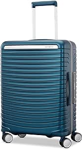 Samsonite Framelock Max Hardside Luggage with Spinner Wheels, Lightweight zipper-less, CARRY-ON SPINNER, EMERALD TEAL