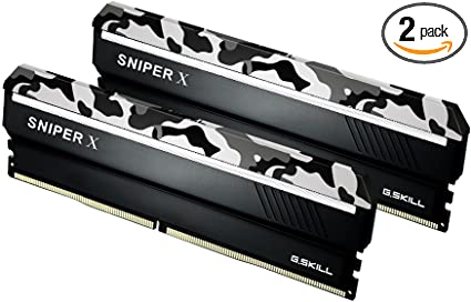 G.Skill 16GB DDR4 3400MHz Sniper X PC4-27200 CL16 Dual Channel Kit (2X 8GB) Urban Camo