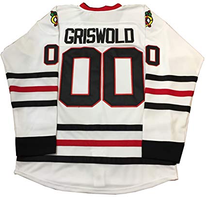Clark Griswold #00 Hockey Jersey X-Mas Christmas Vacation The Movie Men White