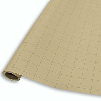 Gaming Paper Roll - 1" Square Beige RPG Mat - 30"x12"