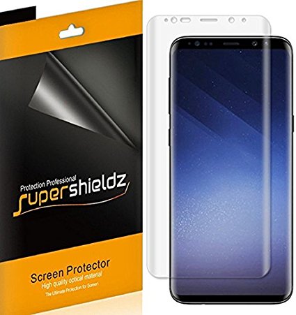 [2-Pack] Supershieldz for Samsung Galaxy S9 Screen Protector, [Full Coverage] High Definition Clear Shield -Lifetime Replacements Warranty