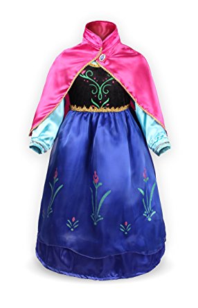 ReliBeauty Little Girls G8180 Retro Princess Anna Fancy Dress Costume