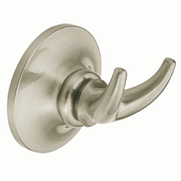 Moen DN6703BN Danbury Double Robe Hook, Brushed Nickel