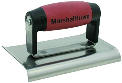 Marshalltown M136D 6x3-inch Cement Edger - Durasoft Handle