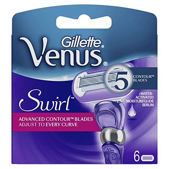 Gillette Venus Swirl Razor Blades - Pack of 6