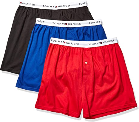 Tommy Hilfiger Men's Underwear 3 Pack Cotton Classics Knit Boxers