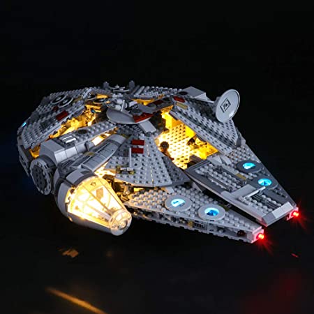 LIGHTAILING Light Set for (Star Wars Millennium Falcon) Building Blocks Model - Led Light kit Compatible with Lego 75257(NOT Included The Model)