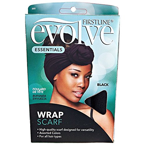 Evolve Wrap Scarf, Black