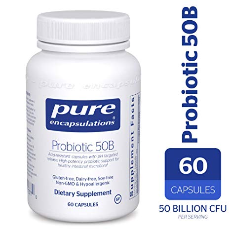 Pure Encapsulations Probiotic 50B (soy & dairy free) 60 vcap