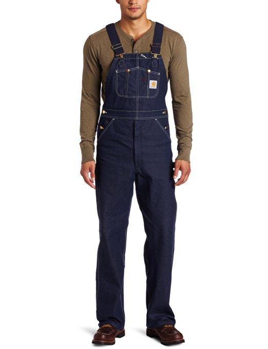 Carhartt Men's Denim Unlined Bib Overall R08