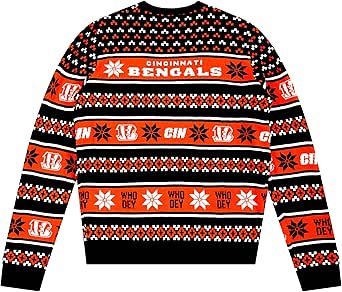 FOCO NFL Team Big Logo Ugly Sweater