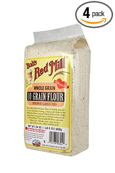 Bob's Red Mill Stone Ground 10 Grain Flour, 24-ounce (Pack of 4)