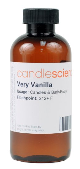 CandleScience Candle Scent Very Vanilla 4oz.