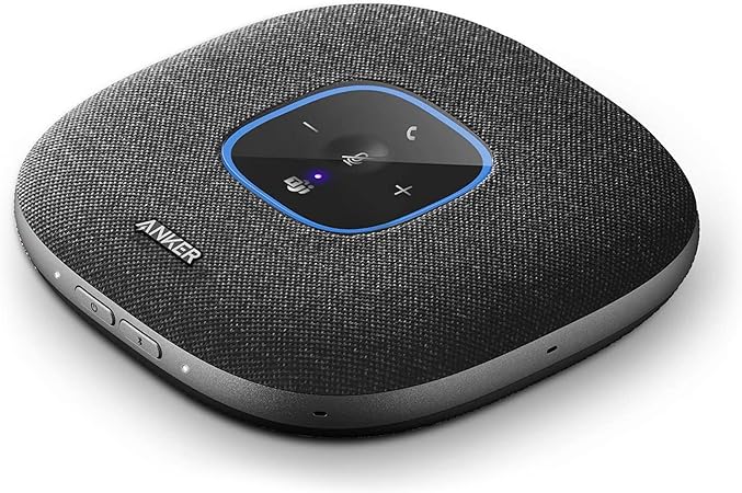 Anker PowerConf S3 MS Speakerphone with Microsoft Teams Certification, 6 Mics, Enhanced Voice Pickup, 24H Call Time, App Control, Bluetooth 5.3, USB C, Compatible with Leading Platforms, Home Office