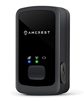 Amcrest AM-GL300 Portable Mini Real-Time GPS Tracker - Text Message / Email Alerts, Geo-Fencing, 2-Week Battery, No Contracts