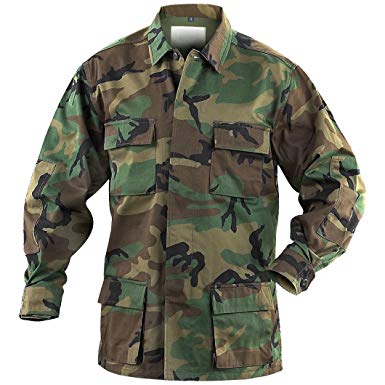 Mil-Tec BDU Combat Shirt Woodland