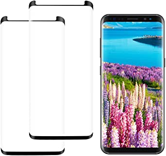 2PACK Compatible S9 Plus Screen Protector, [ 9H Hardness ] [ 3D Full Frame ] [ Anti-Fingerprint ][ case Friendly] Easy Apply Compatible Galaxy S9 Plus