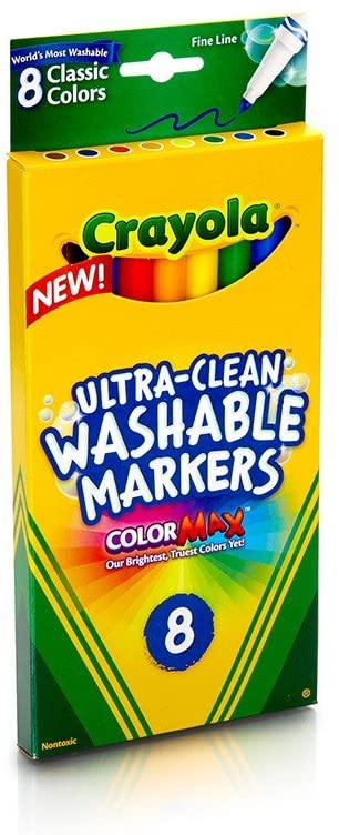 Crayola 8ct Washable Markers Fine