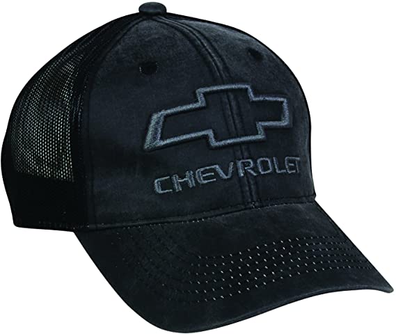 Outdoor Cap Chevrolet Mesh Back Cap, Black