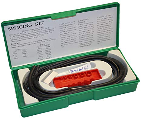 EPDM O-Ring Splicing Kit, 70A Durometer, Black, Metric Sizes, 9 Pieces, 1 Meter Each