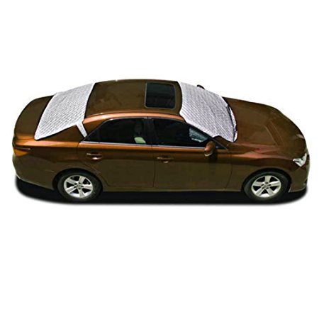 Sun Shade Cover Jackey awesome Car Windshield Snow & SunShade Protector Exterior Shield Guard Fits for Most of Car (Silver,Set of Front & Vehicle Rear Windshield)