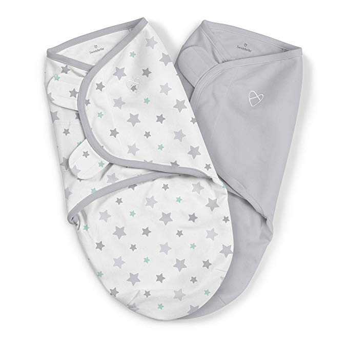 Summer Infant Original Swaddle Me, Small, Starry Skies, Pack of 2