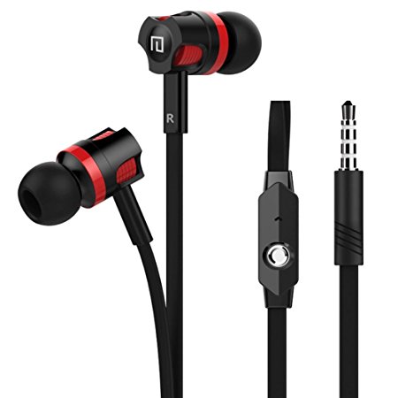 Mchoice For iPhone 3.5mm Piston In-Ear Stereo Earbuds Earphone Headset Headphone (Black)