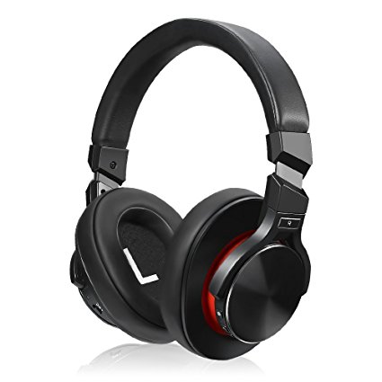 Active Noise Cancelling Bluetooth Headphones,Wireless Over Ear Headphones with Microphone apt-X HiFi Stereo Sound Headphones for TV, Airplane, 25 Hours Playback