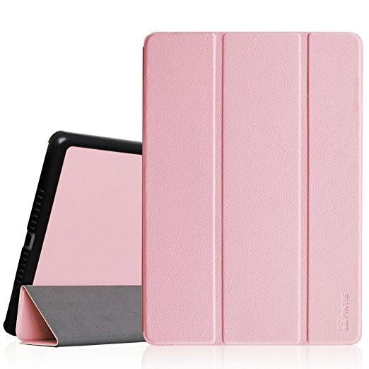 iPad Air 2 Case - Fintie SmartShell Case for Apple iPad Air 2 (iPad 6) 2014 Model, Ultra Slim Lightweight Stand with Smart Cover Auto Wake / Sleep Feature, Pink