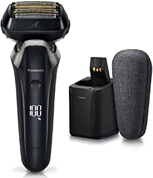 Panasonic ES-LS9BX-K [Men's Shaver LAMDASH PRO Linear Motor 6-Flute Fully Automatic Cleaning Charger with USB Charging Case Craft Black] AC100-240V Shipped from Japan Released in May 2022