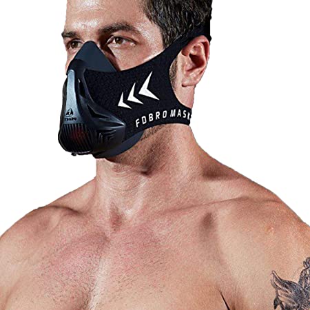 AOCKS Workout Oxygen Mask for Running and Breathing Mask, Cardio Mask, Official Training Mask Used by Pros (Bonus Carry Case)