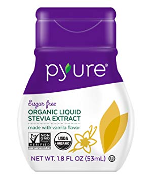 Pyure Organic Liquid Stevia Sweetener, Vanilla, 1.8 Fluid Ounce