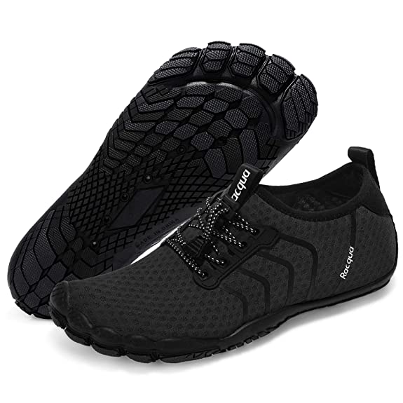 Racqua Water Shoes Quick Dry Barefoot Beach Aqua Sport Swim Surf Pool Hiking Diving Walking for Men Women