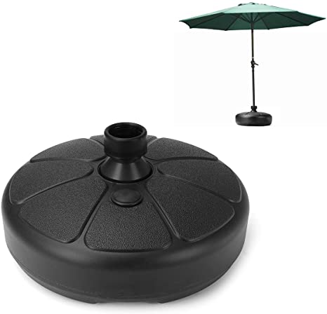 IPRee 38mm Outdoor Garden Beach Umbrella Stand Plastic Parasol Base Patio Furniture