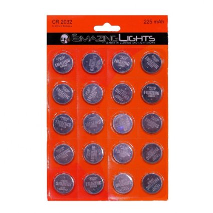 EmazingLights CR2032 3 volt Lithium Batteries (Pack of 20)