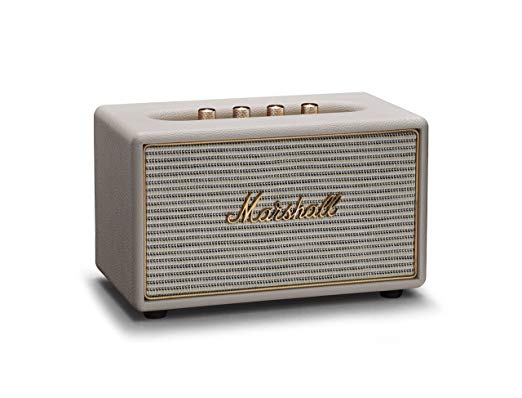 Marshall Acton Wireless Multi-Room Wi-Fi and Bluetooth Speaker, Cream (04091913)