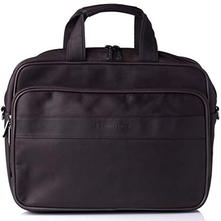 Alpine Swiss Messenger Bag Colombian Leather 15.6” Laptop Briefcase Portfolio