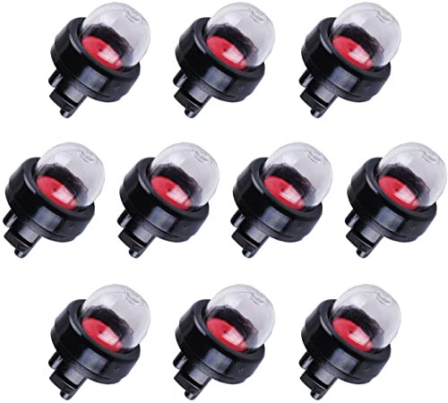 Poweka New Pack of 10 Snap In Primer Bulb fit for Poulan Ryobi Homelite Toro Craftsman Blower Weedeater Trimmer Replace Mtd 791-683974B Ryobi 683974B Oregon 49-088-0