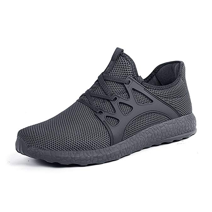 Mxson Men's Ultra Lightweight Breathable Mesh Street Sport Walking Shoes Casual Sneakers